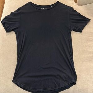PacSun dark blue scallop fit t-shirt